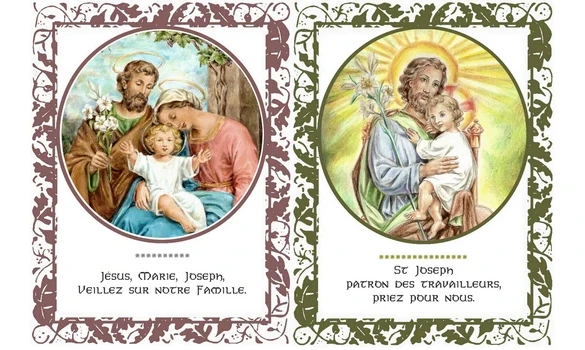 CARTES SAINTE FAMILLE/ST JOSEPH