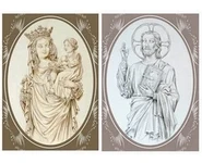 CARTES N-D DE PARIS / BEAU DIEU D'AMIENS