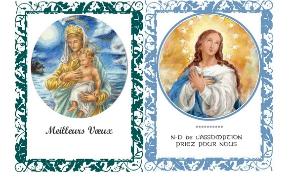 CARTES VIERGE MARIE