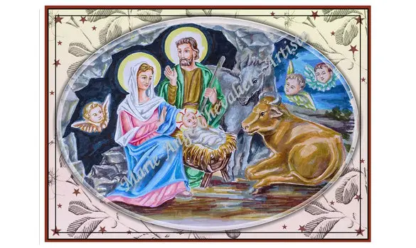 CRÈCHE - Mini Carte