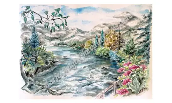 AUX PIEDS DES PYRENÉES - Original