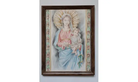 VIERGE DU ROSAIRE - Original