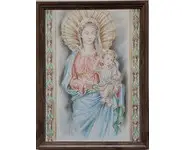VIERGE DU ROSAIRE - Original