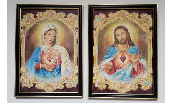 SAINTS COEURS DE JESUS & MARIE - Origina