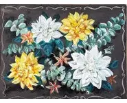 DAHLIAS & EUCALYPTUS - Original