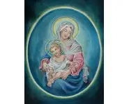 VIERGE à L'ENFANT - Original