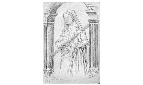 VIERGE à L'ENFANT - Reproduction