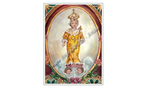 ENFANT JÉSUS de BAUNE- Carte Double